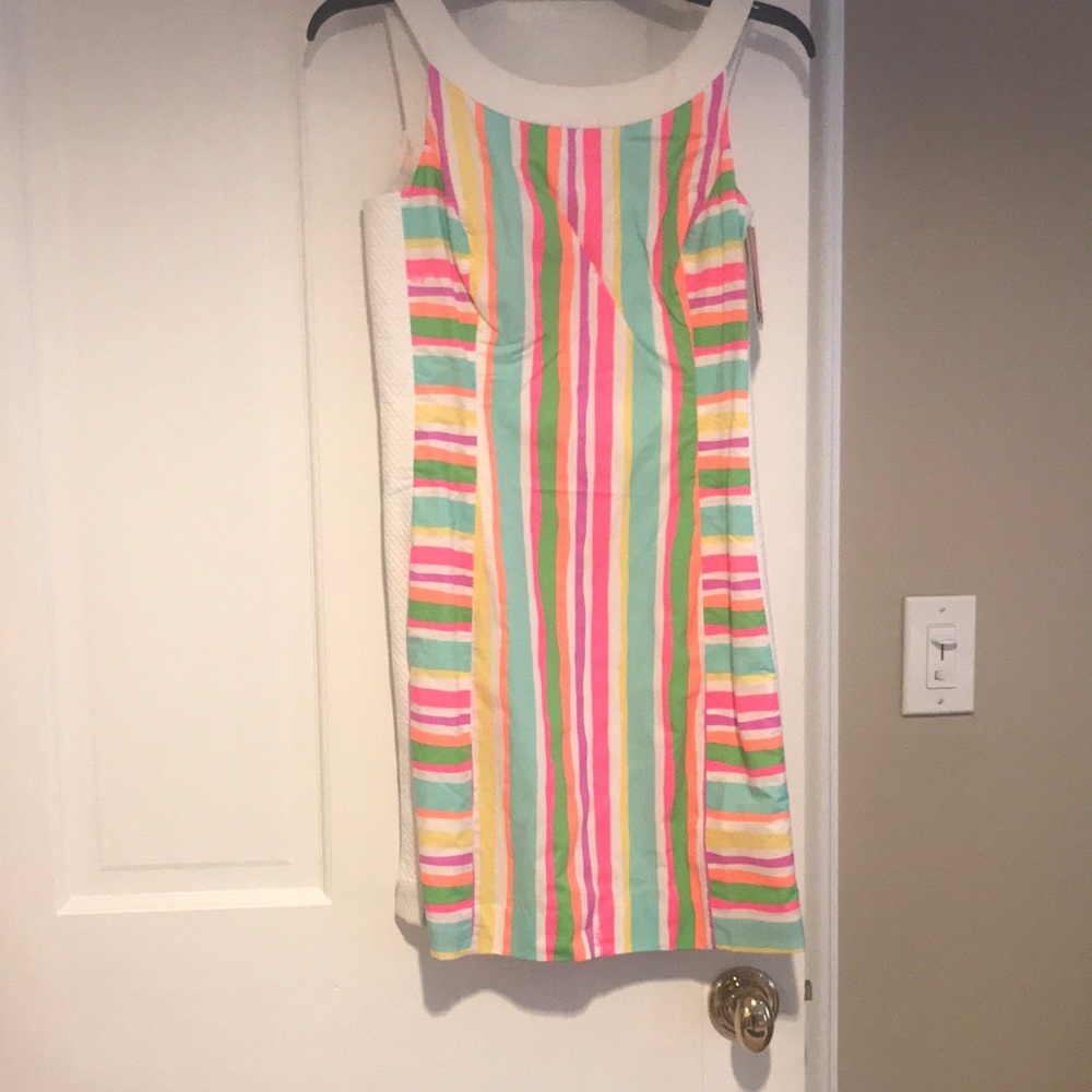 Lilly Pulitzer Darcy dress. Multi Spicy stripe NWT